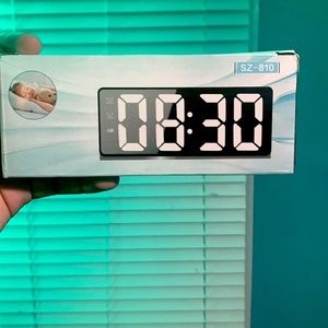 Digital alarm clock, not used